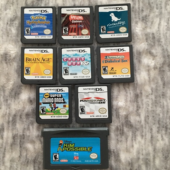 Nintendo DS Bundle includes (9) Games, Stylus, Case and Wall Charger - Picture 6 of 8